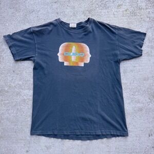 Cuco Para Mi Tour 2019 Band T-Shirt Comfort Colors Faded Navy Blue Mens Medium